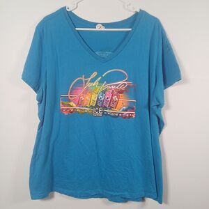 Signed Leah Pruett Sparkling Ice T-Shirt 3X Tony Stewart VTG Drag Racing Tee